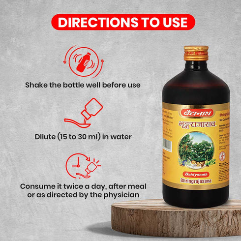 Baidyanath Bhringrajasava 450 ml Liquid